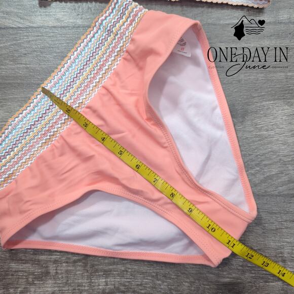 Blooming Jelly Crop Bikini Swimsuit Size S - Picture 5 of 6